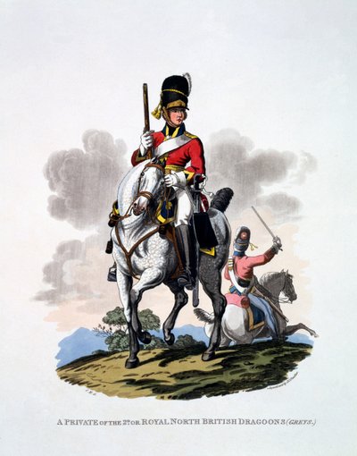 Uniform of a Private of the 2nd or Royal North British Dragoons, 